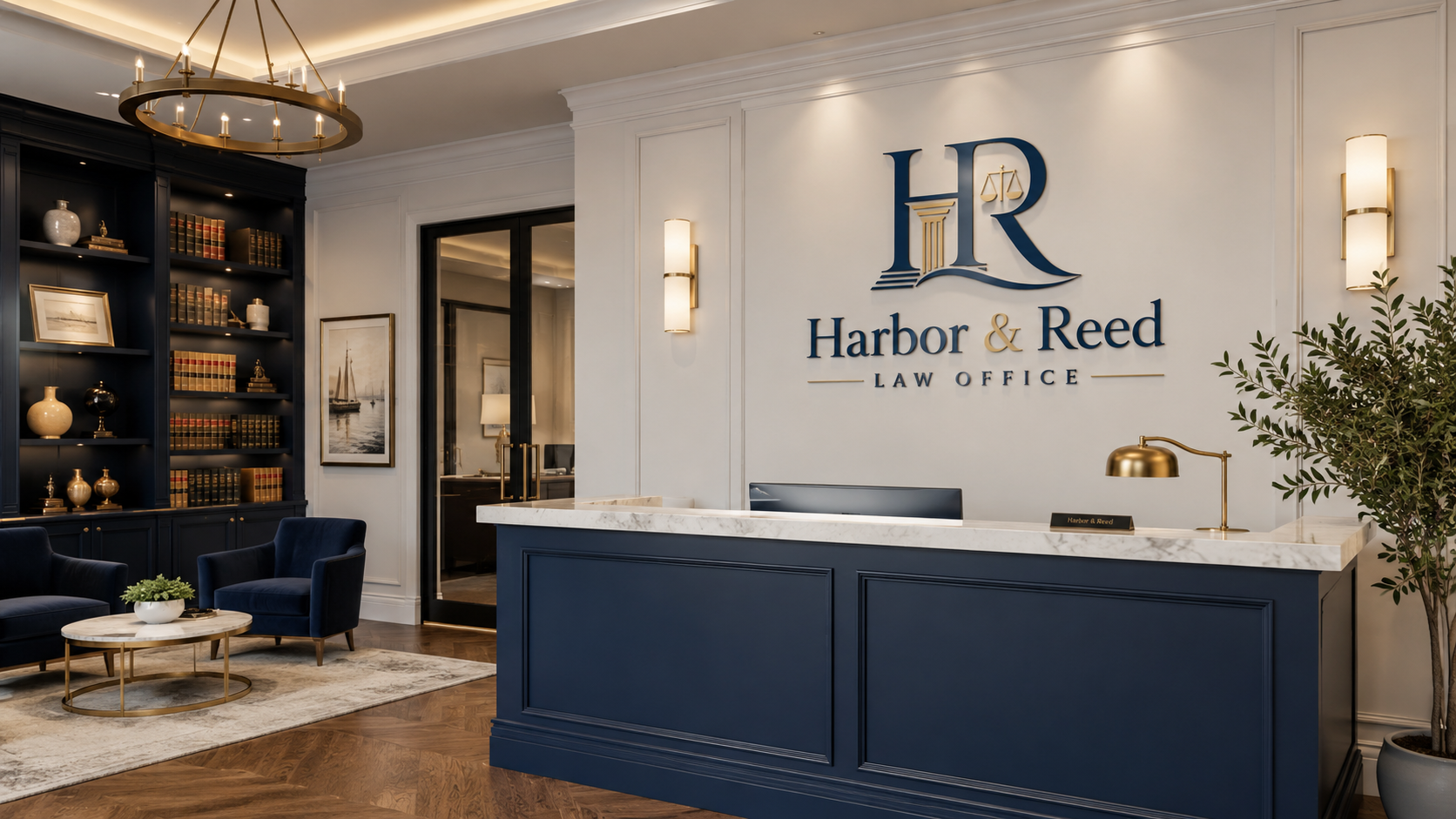 Harbor & Reed Law Office lobby and reception