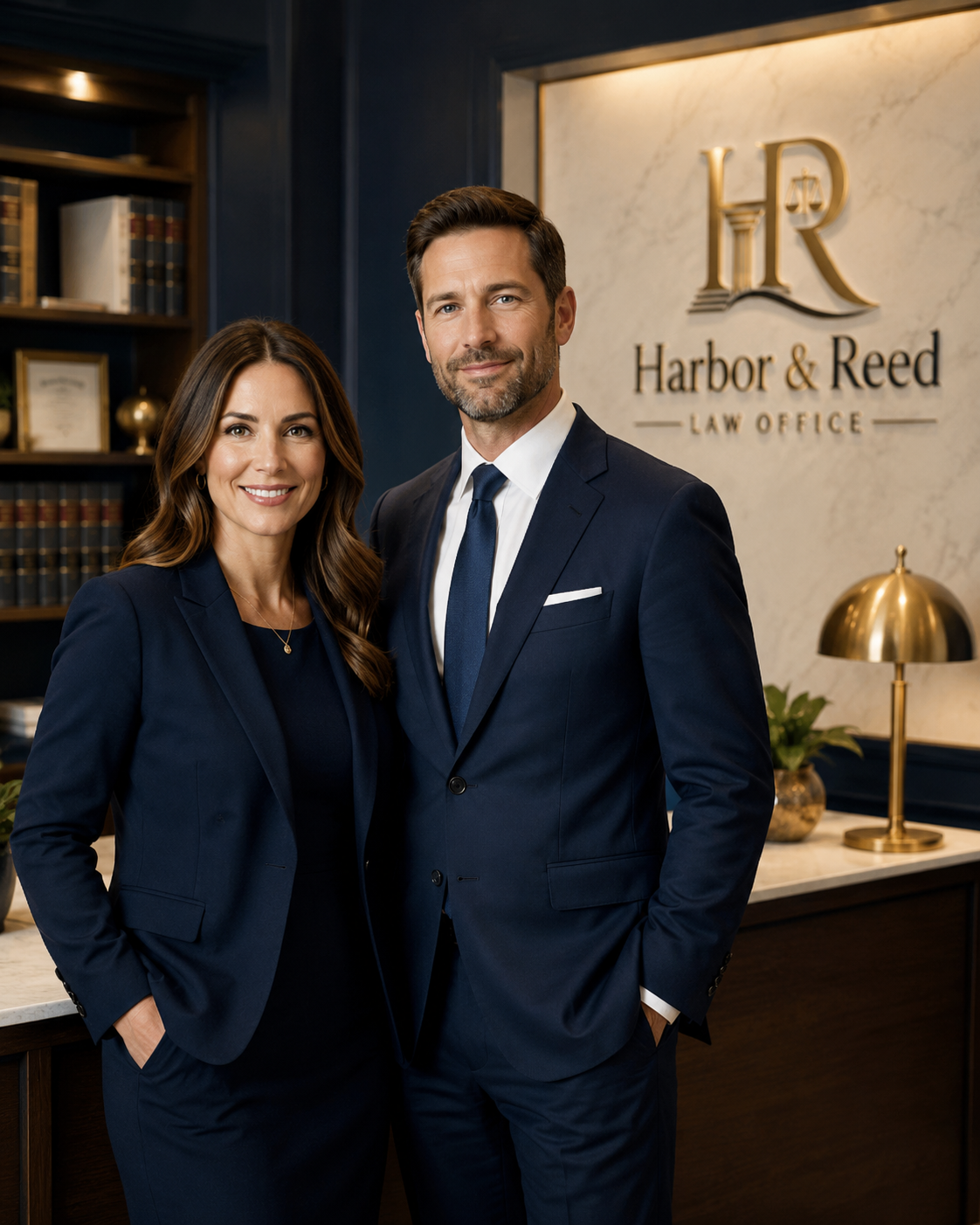 Attorneys Elena Harbor and Marcus Reed of Harbor & Reed Law Office